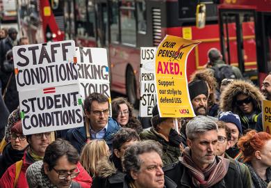 pension strike