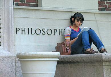 Student on US campus