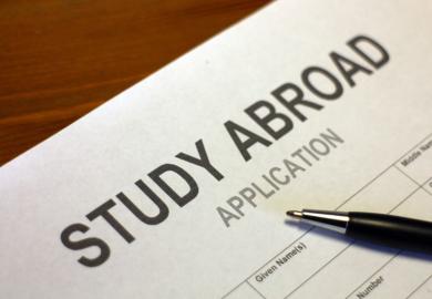 Study abroad application