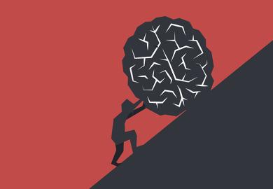 Illustration of Sisyphus