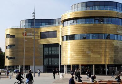 Teesside University campus building