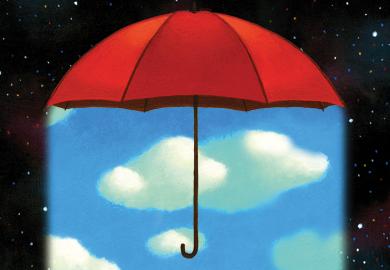 Red umbrella
