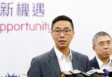 Hong Kong’s secretary for education, Kevin Yeung Yun-hung