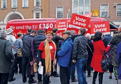 Campaigners for the Vote Leave movement