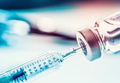 Vaccine annd syringe