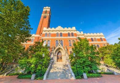 Kirkland Hall on the campus of Vanderbilt University
