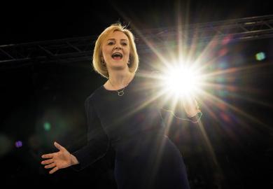  Liz Truss speaking