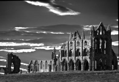 A ruined monastery