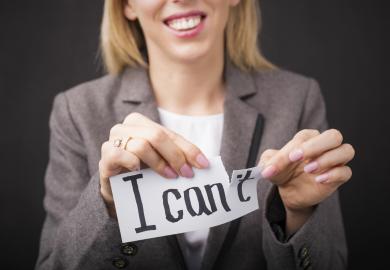 Woman tearing up I can't sign