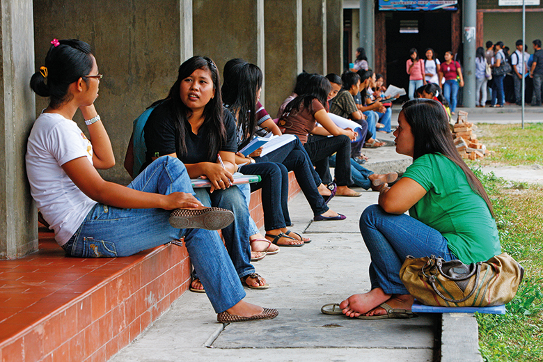 A group of university students in Indonesia