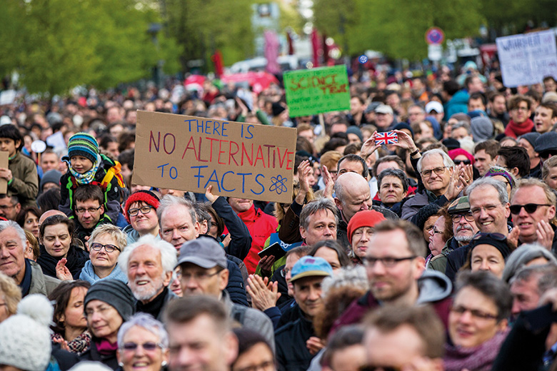 Alternative facts protesters