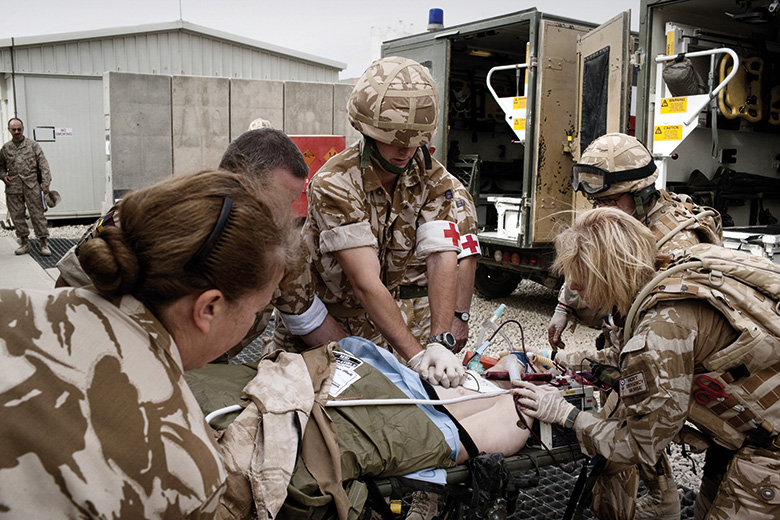 Army medics at Camp Bastion