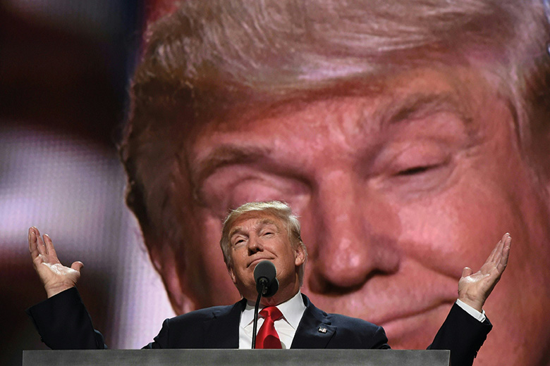 Donald Trump speaking at Republican National Convention (RNC), Ohio