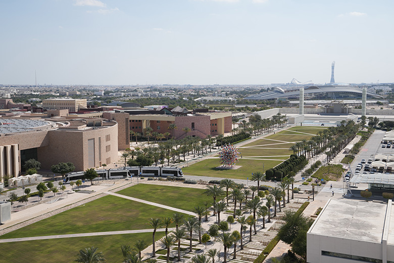 A view of Education City, 4 February 2024, in Doha, Qatar. 