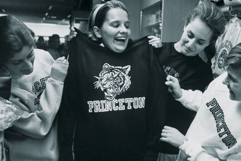 The Wall Street Journal Female-students-shopping-for-princeton-university-sweatshirts