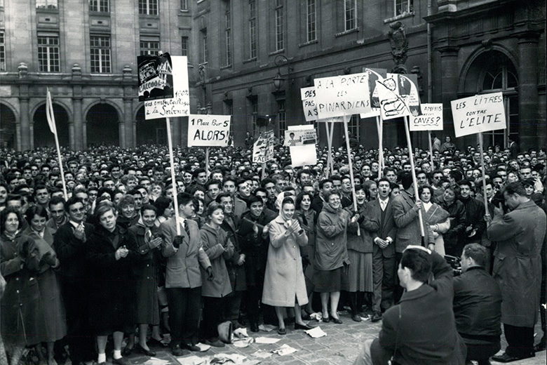 French protesters