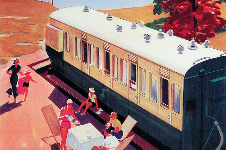 Poster of camping coaches
