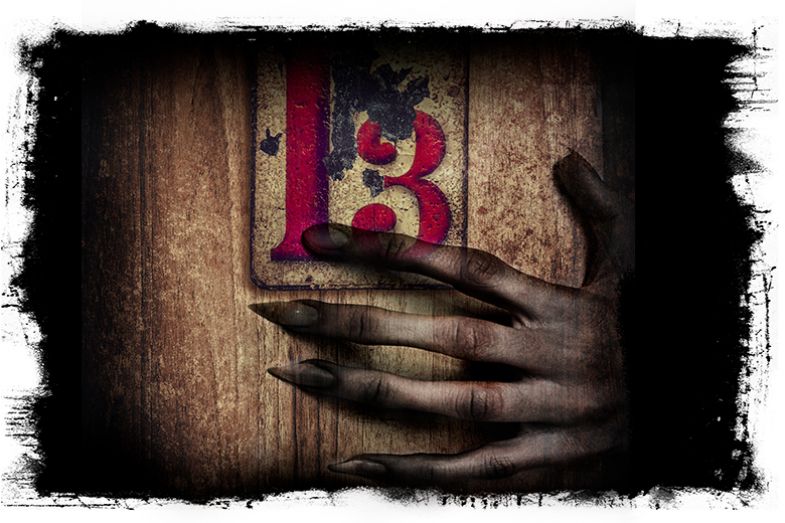 Monster's hand and door number 13