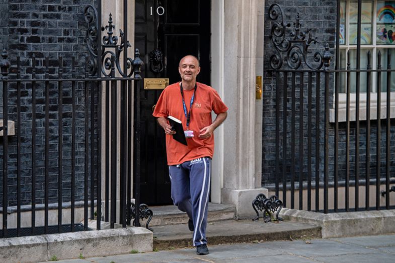 Dominic Cummings, special adviser to the prime minister, leaves 10 Downing Street on 24 May 2020 in London, England. Cummings deliberately established Aria outside the UKRI umbrella. Dominic Cummings, special adviser to the prime minister, leaves 10 Downing Street on 24 May 2020 in London, England. Cummings deliberately established Aria outside the UKRI umbrella.