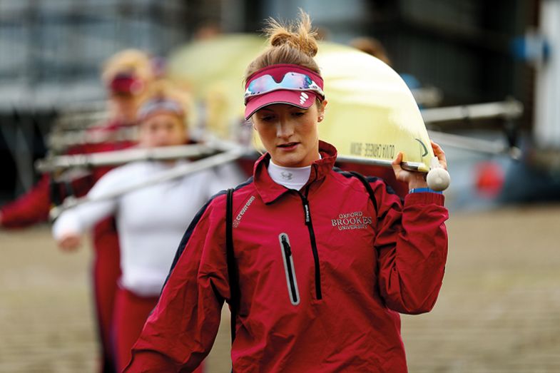 Oxford Brookes women’s boat team