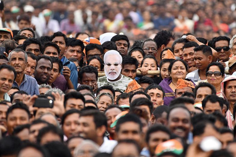 Crowd in India