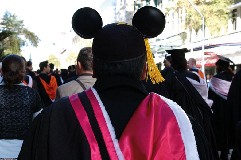 Mickey Mouse graduation hat
