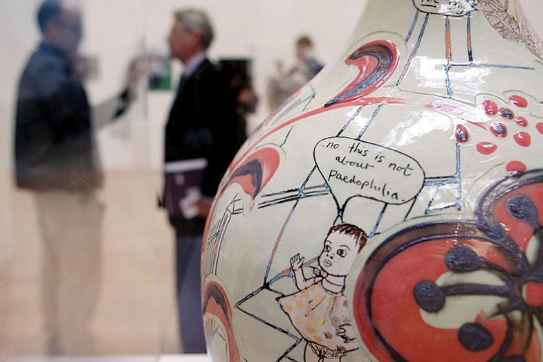 Perry won the Turner Prize in 2003 for his exquisite but disturbing pots