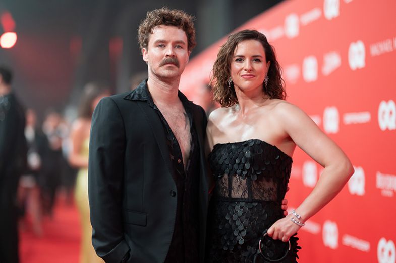 Rachael Gunn and Samuel Free attend the 2024 GQ Australia Men of the Year Awards at White Bay Power Station on 4 December 2024 in Sydney, Australia. Rachael Gunn and Samuel Free attend the 2024 GQ Australia Men of the Year Awards at White Bay Power Station on 4 December 2024 in Sydney, Australia.