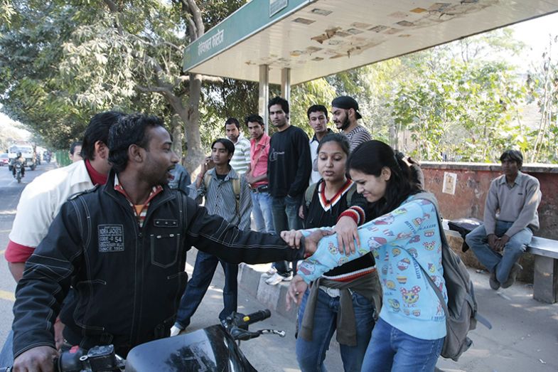 staged harassment staged harassment