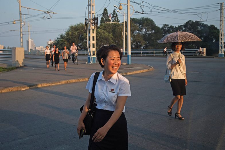 Student in Pyongyang