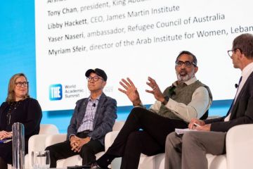 Panel at the World Academic Summit Panel at the World Academic Summit