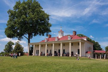 Mount Vernon plantation home of George Washington