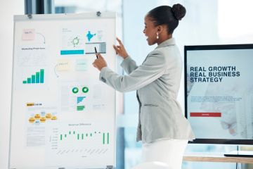 A business presentation A business presentation