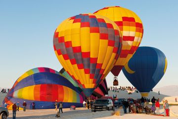 Hot air balloons