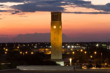Albritton Bell Tower(Texas A&M U) in Twilight