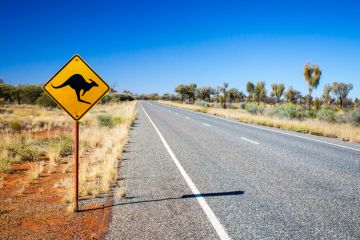 Australian road sign