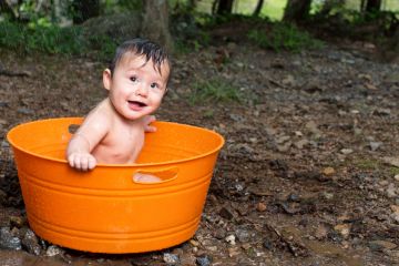 baby in the bath baby in the bath