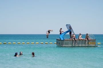 Back Flip at Coogee Beach Back Flip at Coogee Beach