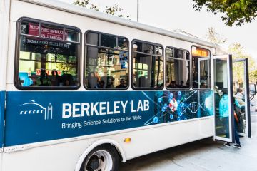 Berkeley Lab shuttle bus