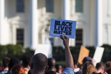 Black Lives Matter protestors, White House, Washington D.C. Black Lives Matter protestors, White House, Washington D.C.