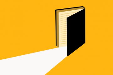 A book opens like a door, symbolising university access