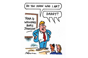 Boris Johnson cartoon Boris Johnson cartoon