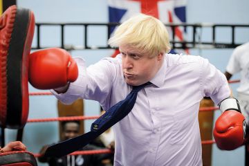 Boris Johnson boxing