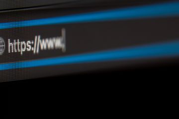 Browser close-up with https