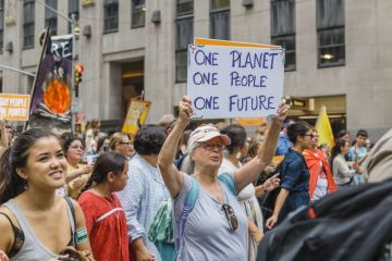 Climate change march New York 2014