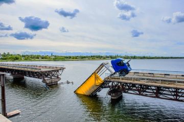 A collapsed bridge, representing failed grand challenges A collapsed bridge, representing failed grand challenges