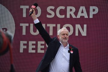 Jeremy Corbyn and tuition fees pledge Jeremy Corbyn and tuition fees pledge