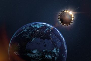 Earth eclipsed by coronavirus