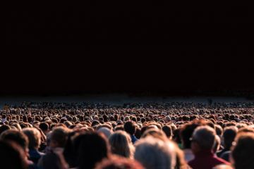 a large crowd a large crowd