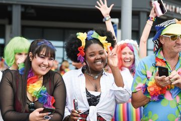 rainbow crowd rainbow crowd